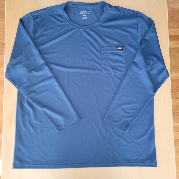 Dickies Other - Genuine Dickies Shirt Size 2XL Mens Blue Pullover Long Sleeve With Pocket